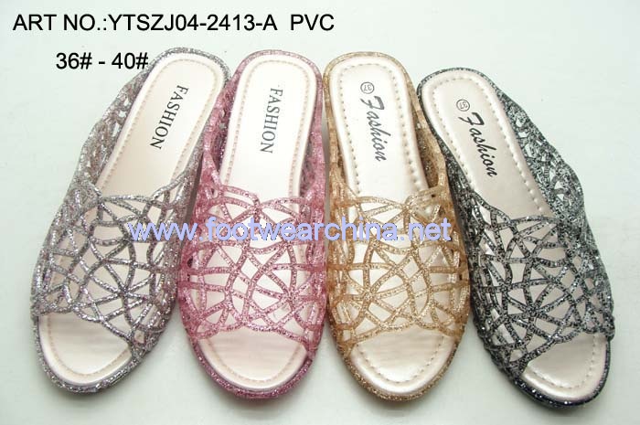 PVC-Slippers-Crystal-Shoes-Garden-Shoes