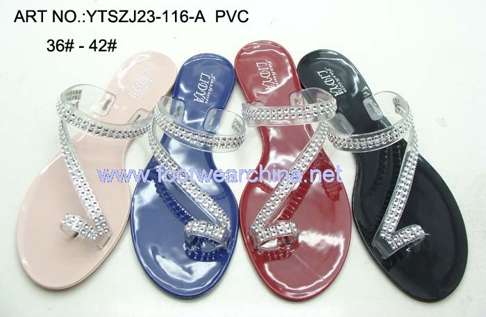 PVC-Slippers-Crystal-Shoes-Garden-Shoes