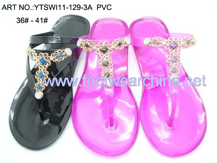 PVC-Slippers-Crystal-Shoes-Garden-Shoes